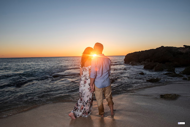 Beach engagement photography in Oahu, Hawaii.