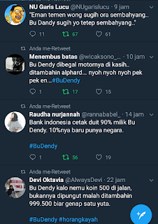 trending topic twitter bu dendy