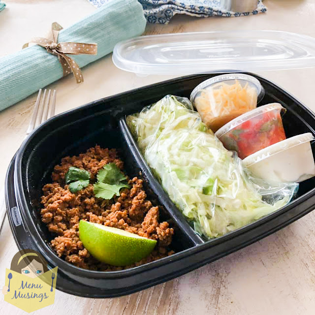 Turkey Taco Salad Lunch Bowls (meal prep) _menumusings.com