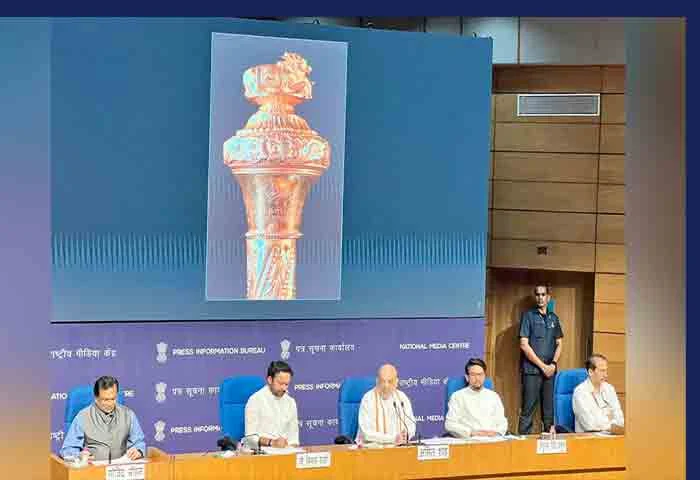 Historic Sceptre, 'Sengol', To Be Placed In New Parliament Building, New Delhi, News, Politics, Press Meet, Inauguration, Amit Shah, Prime Minister, Narendra Modi, National