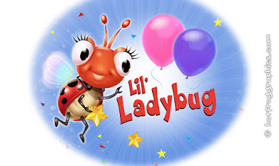 graphic showing logo for Lil Ladybug range