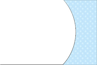 Light Blue with Polka Dots Free Printable Invitations, Labels or Cards.