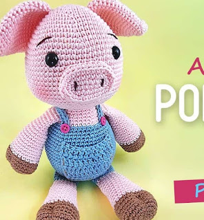 PATRON GRATIS CERDO AMIGURUMI 68059