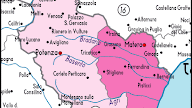 Regione Basilicata Cartina Fisica
