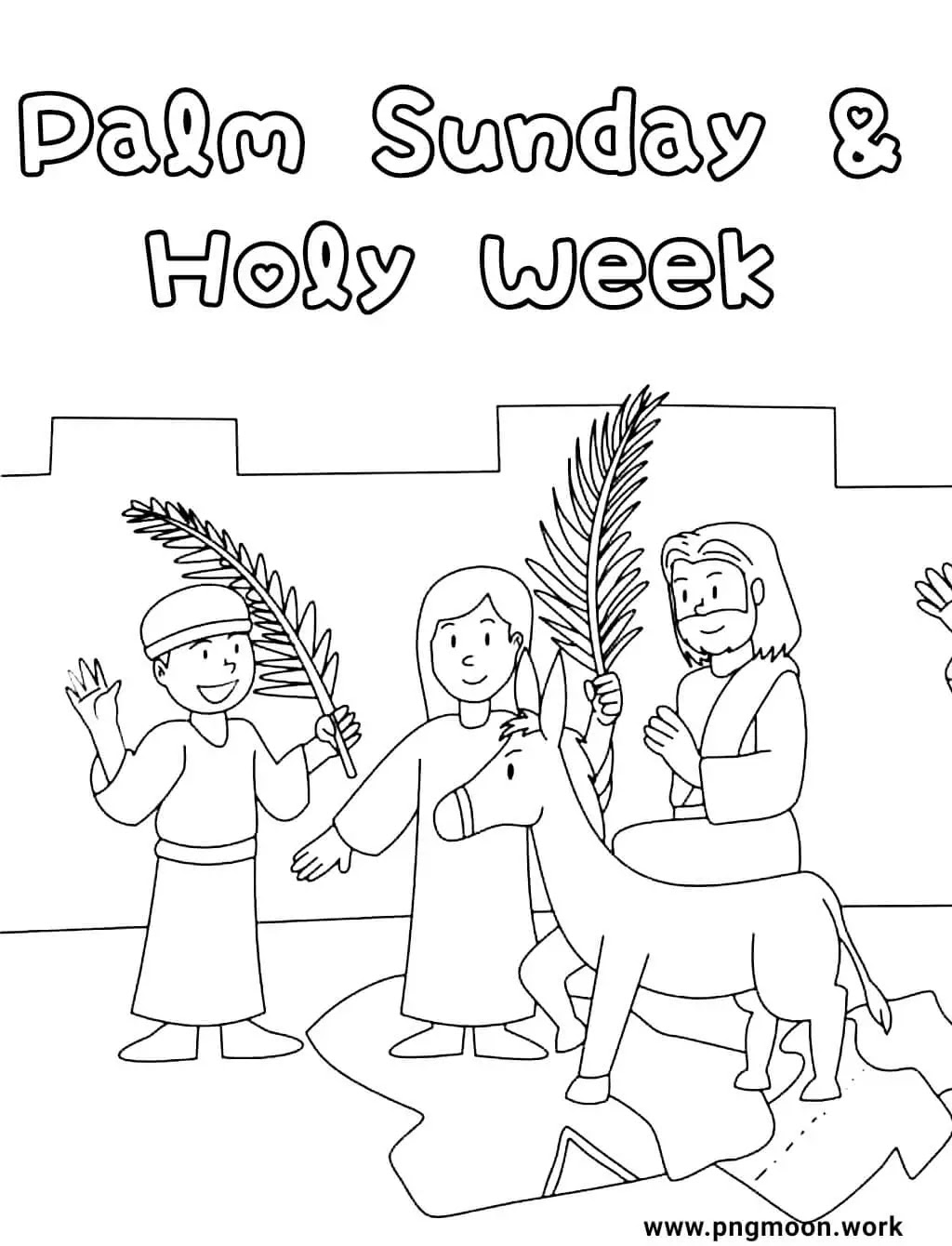 palm Sunday and holy week
