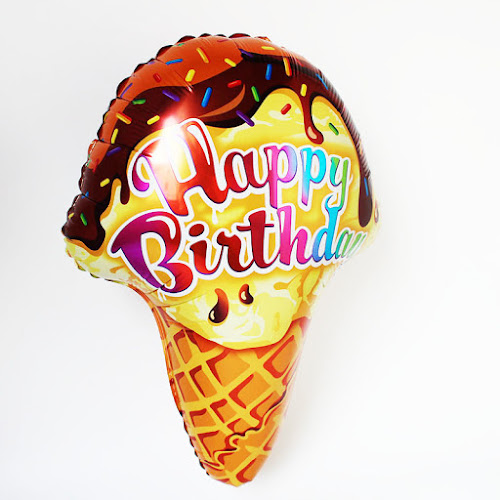 Balon Foil HAPPY BIRTHDAY Ice Cream