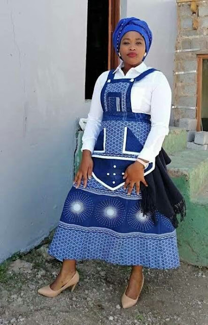 Sotho Shweshwe Dresses For Makoti.