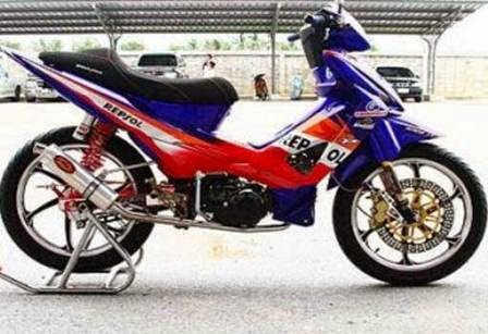 Modifikasi  Karisma 125  D Gambar Motor Road Race  MyOtomotif