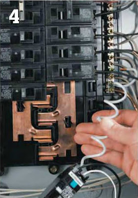 Instalaciones eléctricas residenciales - Conectando el cable blanco del interruptor a la barra de neutros