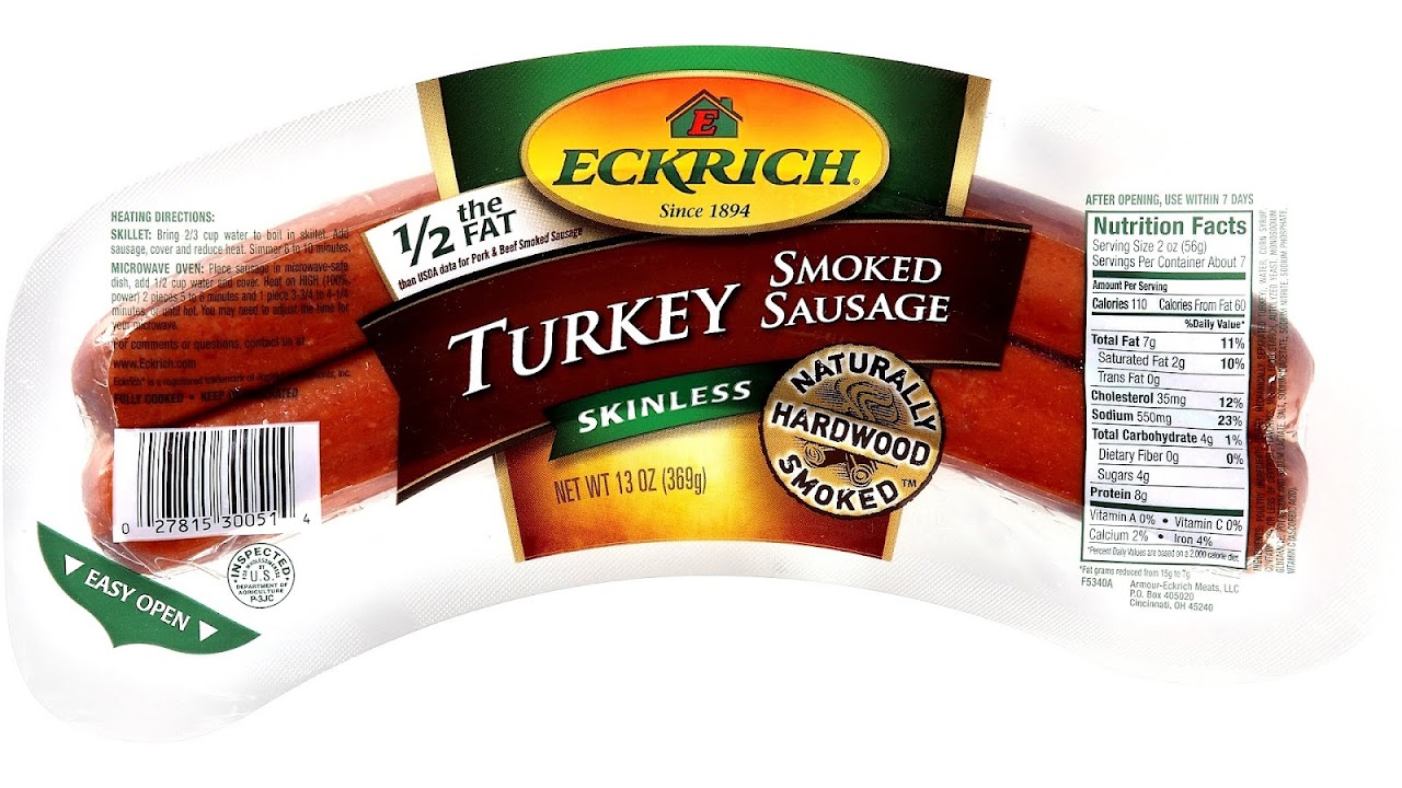 How Much Protein Is In Turkey Sausage