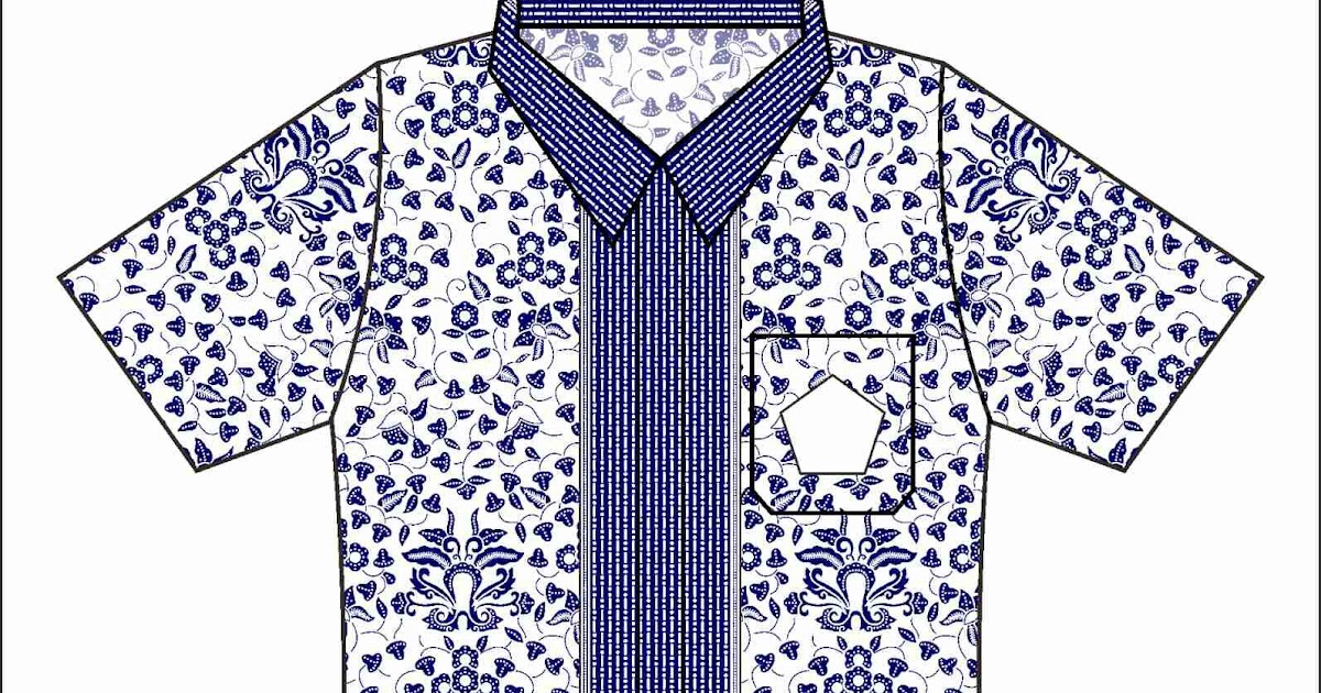 Contoh Desain Baju Batik Sekolah  1001desainer