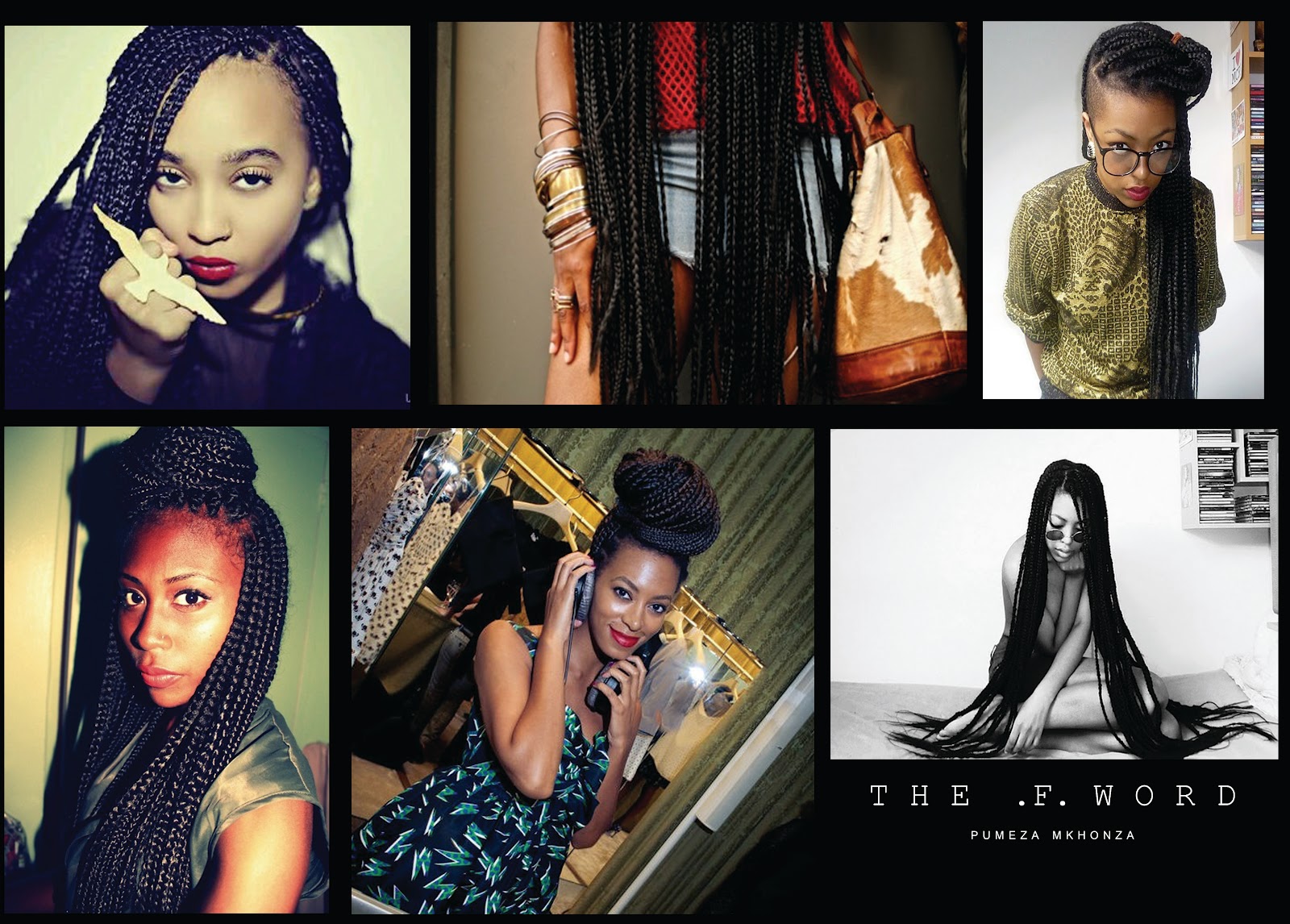 Braided Hairstyles And How To Do Them pumeza mkhonza xoxox