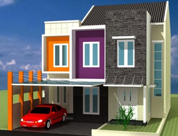 Pilihan Warna  Rumah  Minimalis Modern  iRuLis Informasi 
