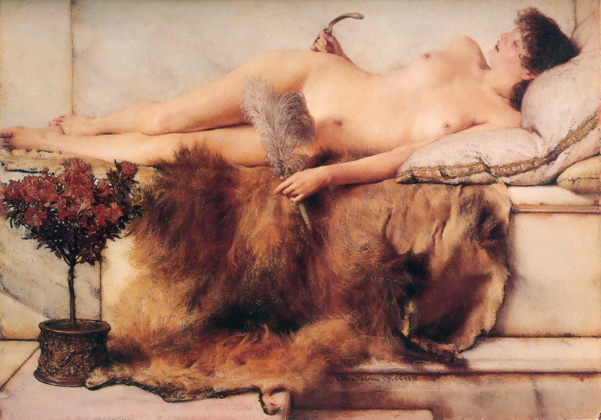 alma-tadema tepiderium painting