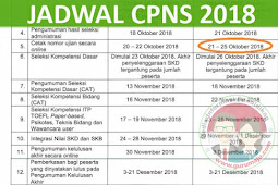 Jadwal CPNS 2019 dari Pendaftaran, Kelulusan Berkas, Cetak Kartu, Hingga Pengumuman Kelulusan