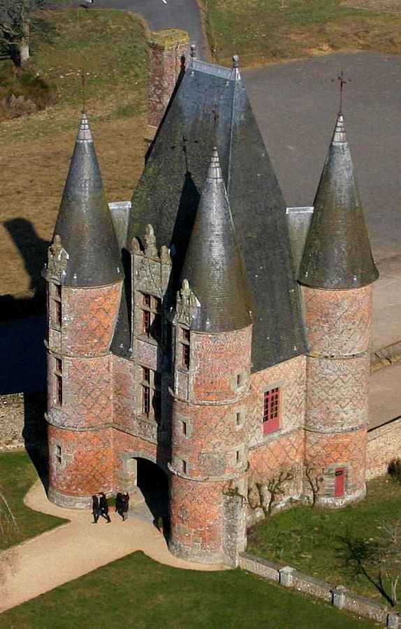 Castelinho de Carrouges, Normandia, França.