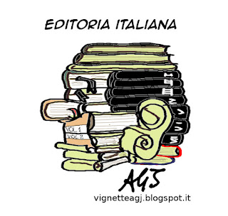 Mondadori, Rizzoli, RCS libri, berlusconi, vignetta satira