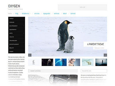 Oxygen Responsive Magazine Theme for WordPress