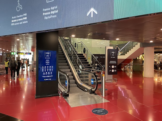 西班牙Barcelona(八) - 遠離機場喧囂，發現最舒適的放鬆空間 (Sala VIP Pau Casals)