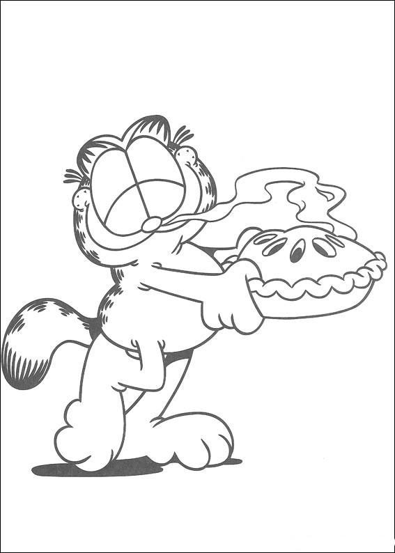 Krafty Kidz Center: Garfield coloring pages