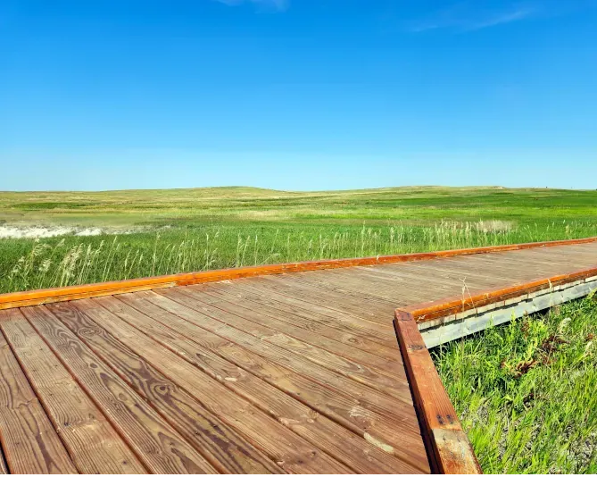 Boardwalk to Viewpoint -- Badlands NP