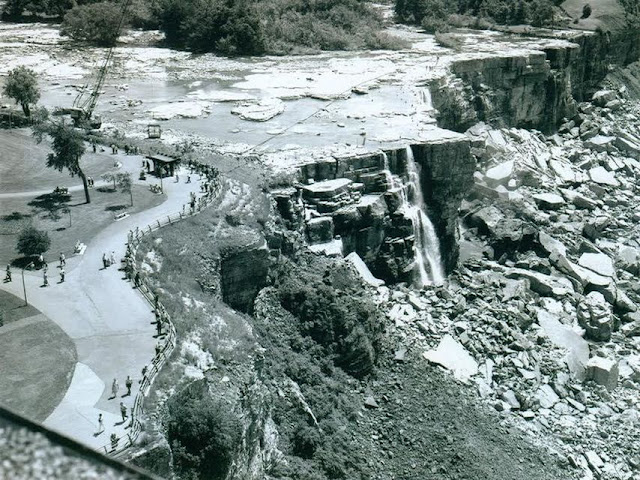 Cuando las Cataratas del Niágara se secaron