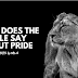 What Does the Bible Say About Pride