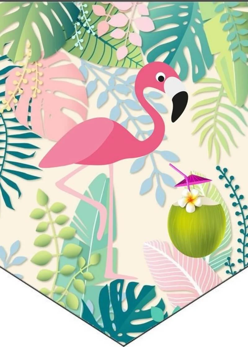 Moldes para festa flamingo tropical