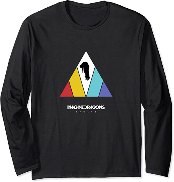 Imagine Dragons Triangle Logo Longsleeve Shirt Size X-Large