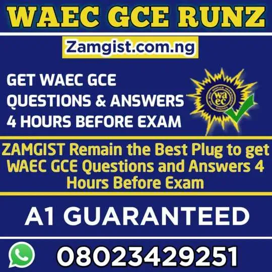 WAEC GCE Registration (2nd Series) Closes on August 27th
