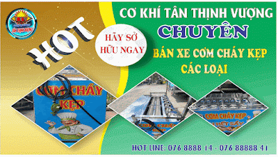 Vì sao nên chọn máy làm cơm cháy kẹp tại Cơ Khí Tân Thịnh Vượng Xe-lam-com-chay-kep