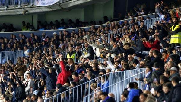 22.568 aficionados en el Málaga - Levante