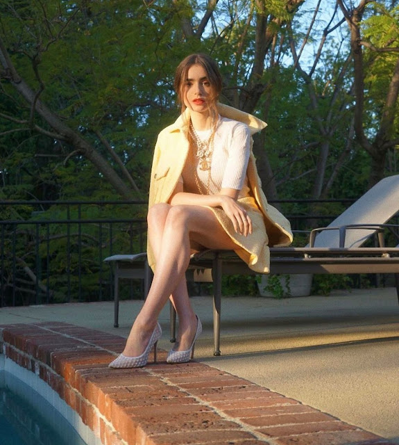 Lily Collins - Chanel photoshoot December 2020
