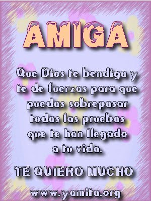 Animo a una amiga