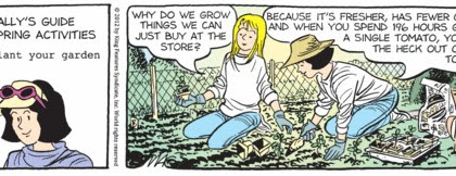 Gardening according to Sally Forth