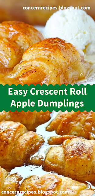 Easy Crescent Roll Apple Dumplings