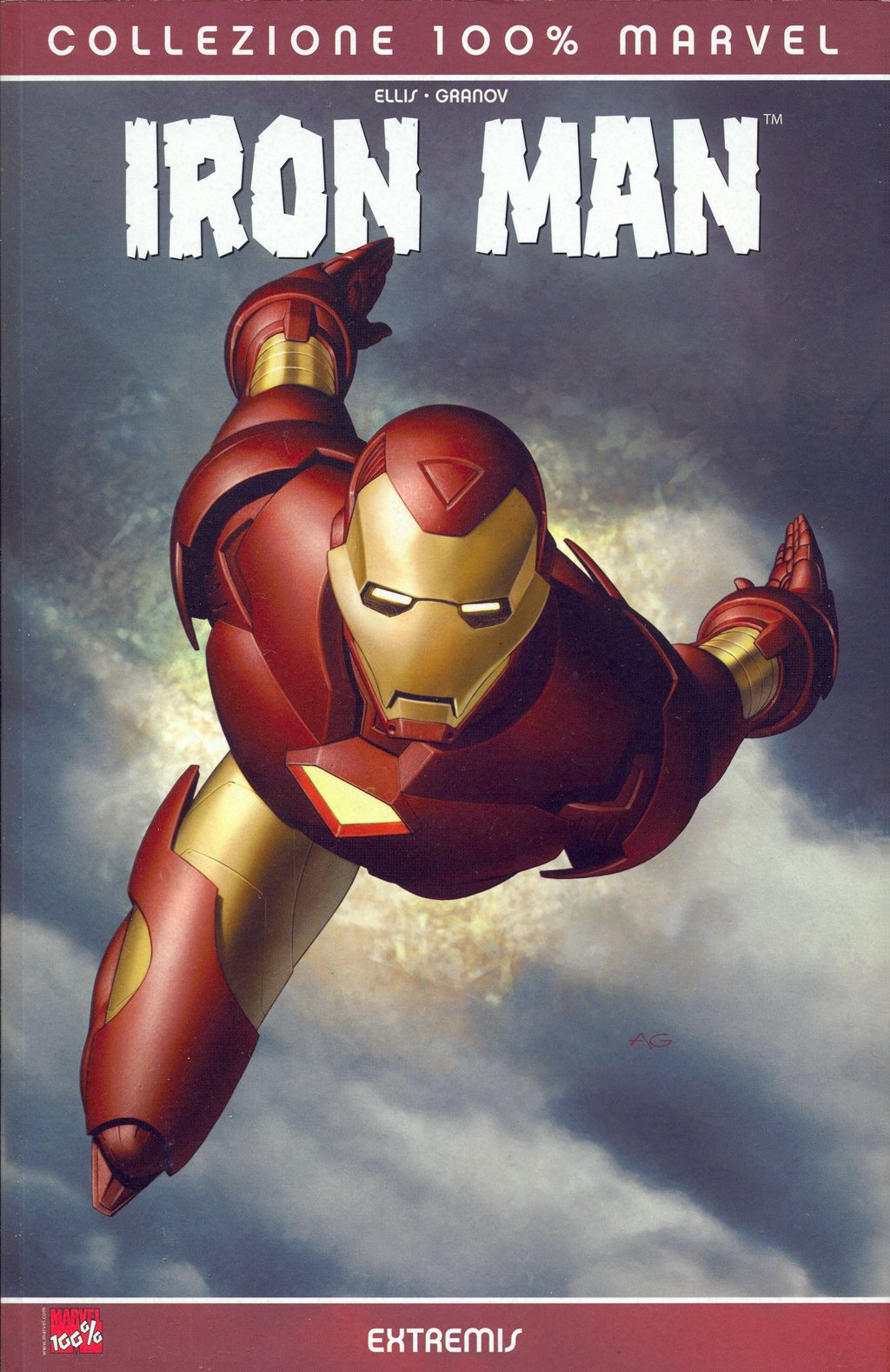 Iron Man Extremis storia Warren Ellis disegni Adi Granov prima ed it 100% Marvel n°79 2011