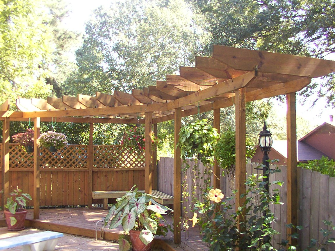 Deck Arbor Pergola Designs