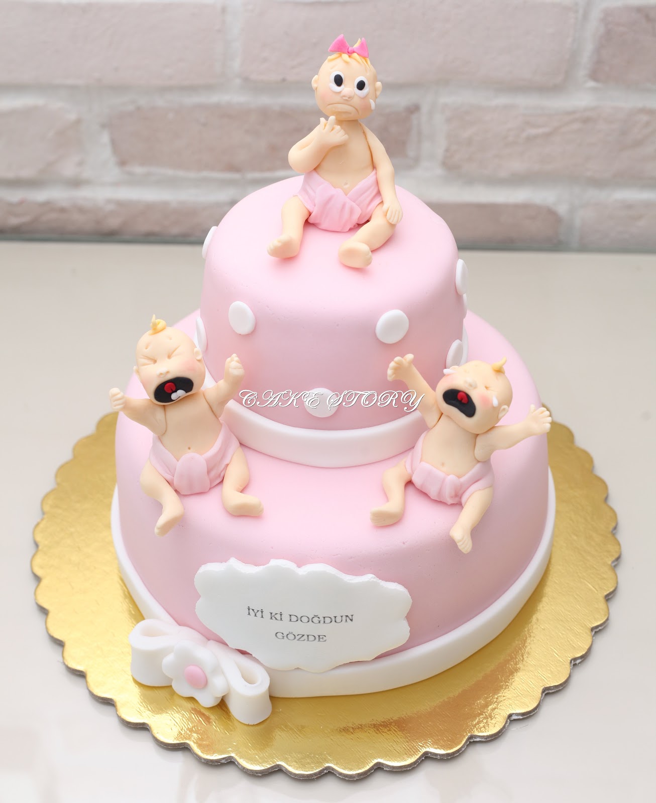 Cake Story: CRYING BABIES BIRTHDAY CAKE