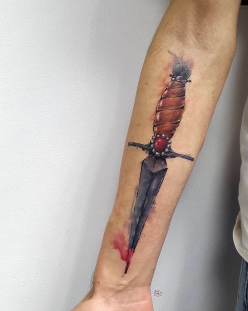 esta_aquarela_punhal_de_tatuagem