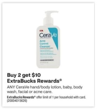 FREE CeraVe Lotion Deals at CVS