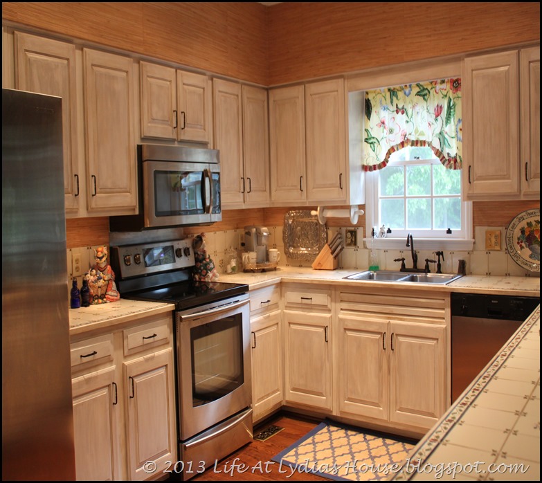 stove- microwave area after stove- microwave area after