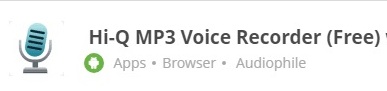 Download Aplikasi Android Perekam Suara Terbaik Gratis Format Rekaman MP3 (Hi-Q MP3 Voice Recorder)