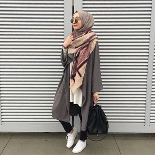 sporty hijab chic style, Sporty hijab street style