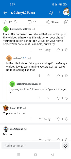 glance app widget error