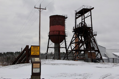 a "reclaimed" iron mine site near Ely, MN