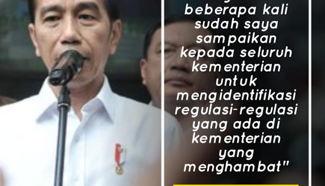 Jokowi: Jika Menteri Terbitkan 1 Permen Maka 40 Permen Harus Dicabut