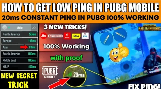 How to fix Ping in PUBG Mobile Lite 0.21.0 update