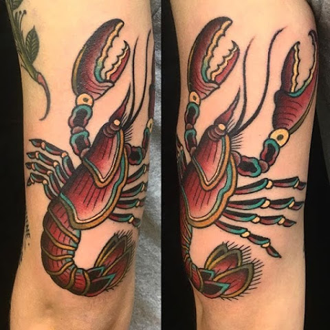 Lovely Lobster Tattoos