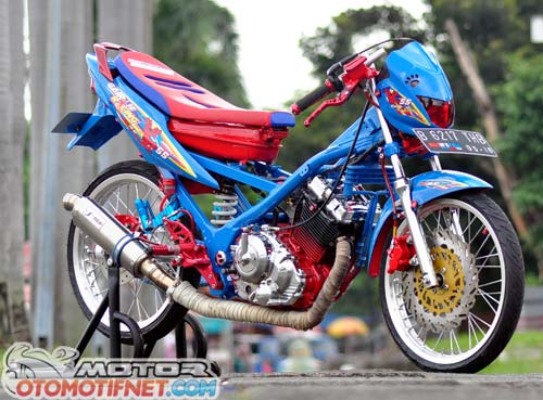 Modifikasi Suzuki Satria FU 150 Kontes